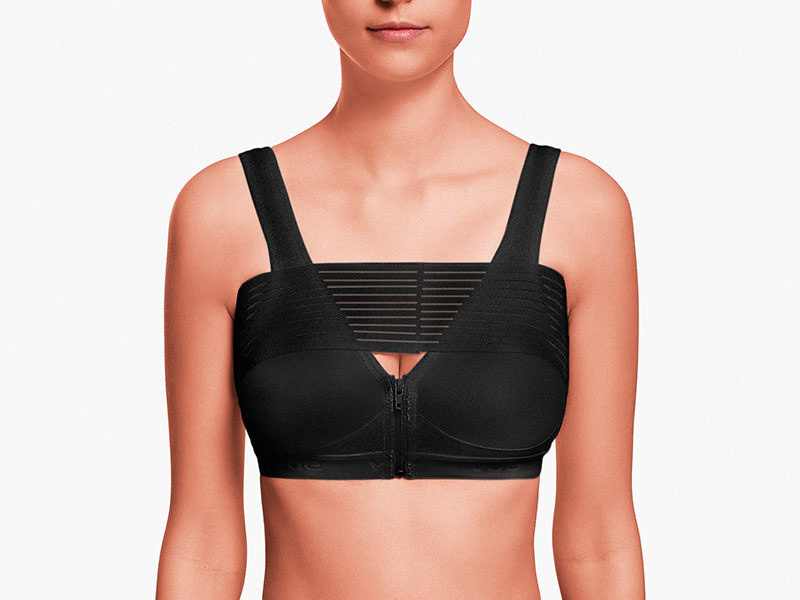 Biustonosz ze zintegrowanym pasem napiersiowym