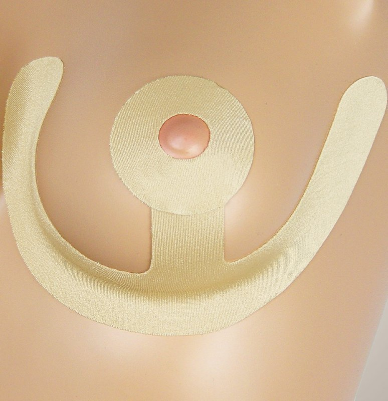 Opatrunki silkonowe Oleeva Fabric / zestaw po podniesieniu piersi ( 1 x wokół otoczki + 1 x kształt kotwicy )
