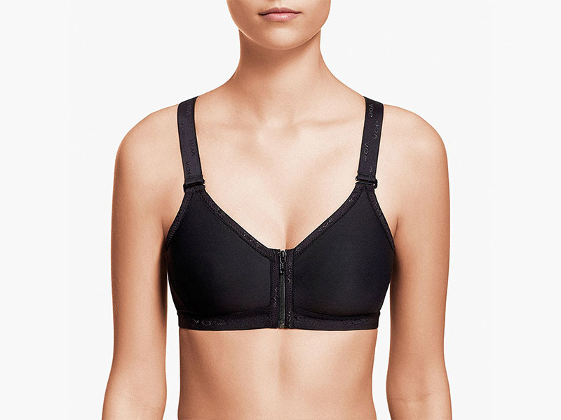 Biustonosz model SPORT z suwakiem z przodu