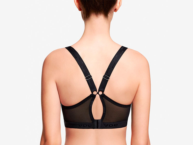 Biustonosz model SPORT z suwakiem z przodu