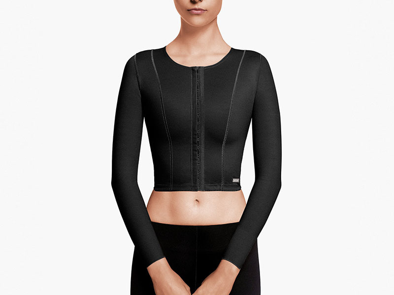 Kamizelka damska po liposukcji (kolor czarny)