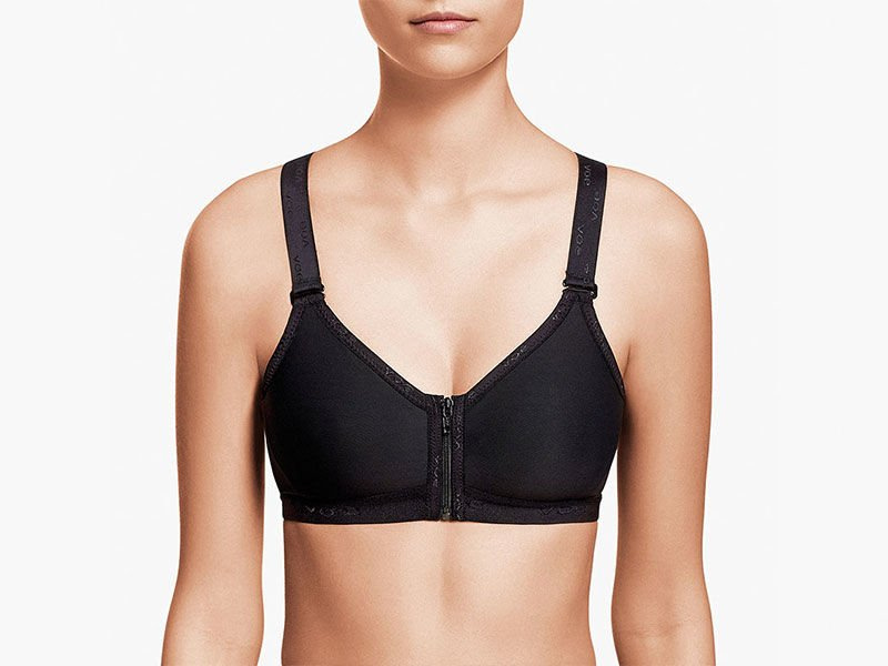 Biustonosz model SPORT z suwakiem z przodu