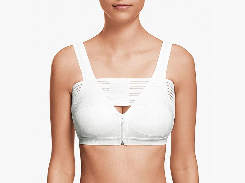 Biustonosz ze zintegrowanym pasem napiersiowym