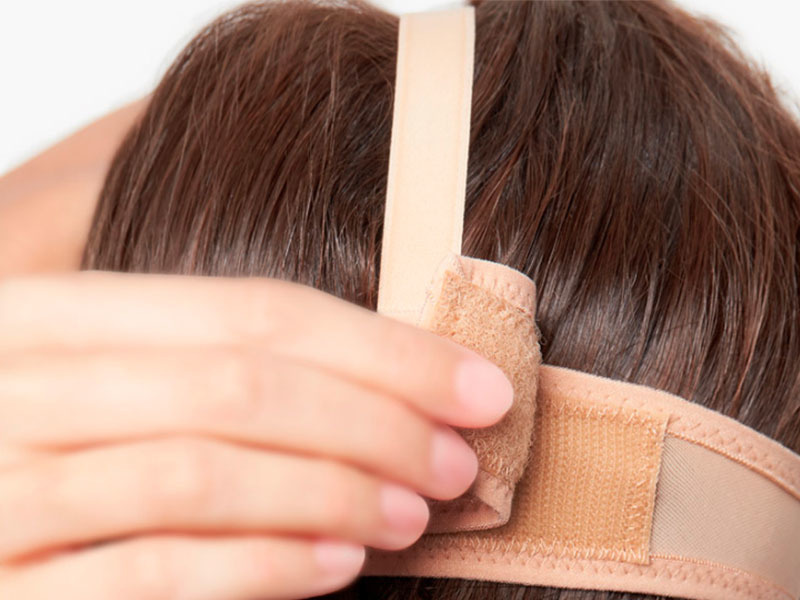 Opaska uciskowa na brodę i szyję (kolor beżowy)